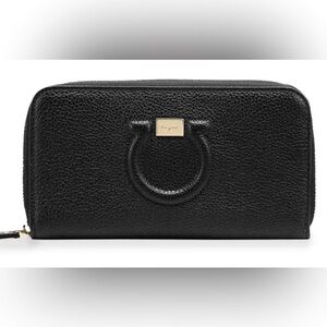 Ferragamo Gancini Wallet - Women’s Full Size *Authentication Card & Serial No.*